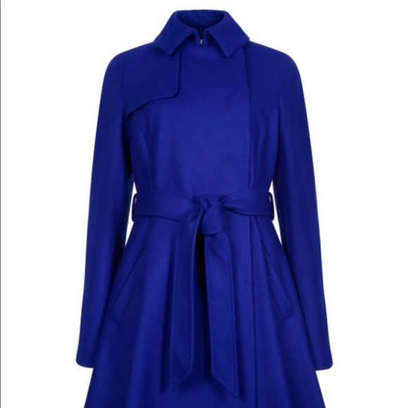 royal blue ted baker coat